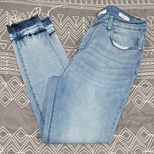 Judy Blue Released Hem Skinny Jeans Size 9/29